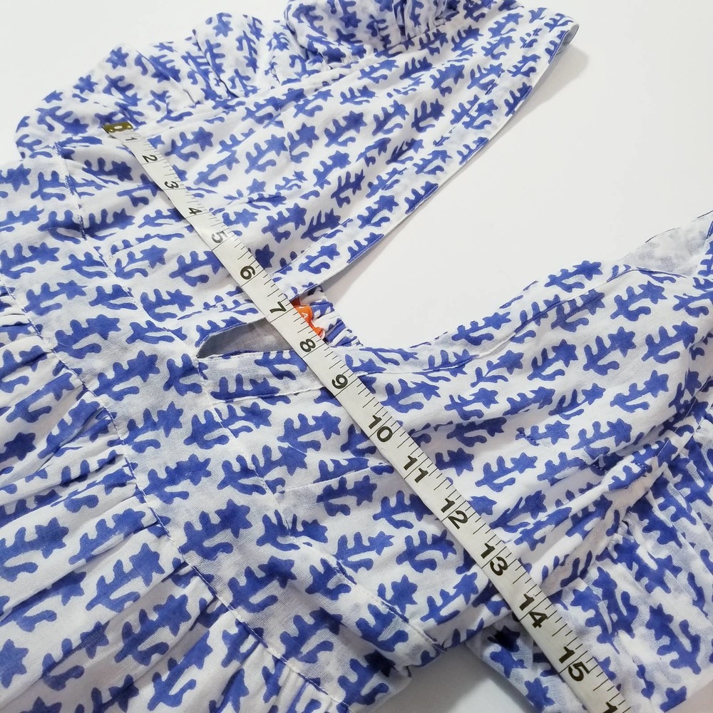 Oliphant Blue and White Mini Dress - Picture 7 of 12